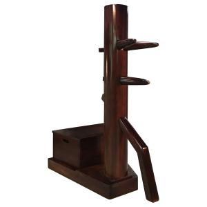 Wing Chun dummy with Modern Free stand with storage box