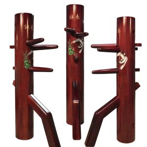9th year Anniversary edition Crane & Snake Engraved Wing Chun Dummy (Choice of 6 stands)