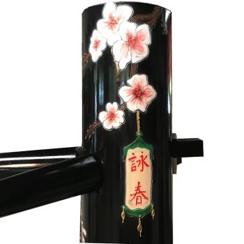 Blossoms with Wing Chun Scroll